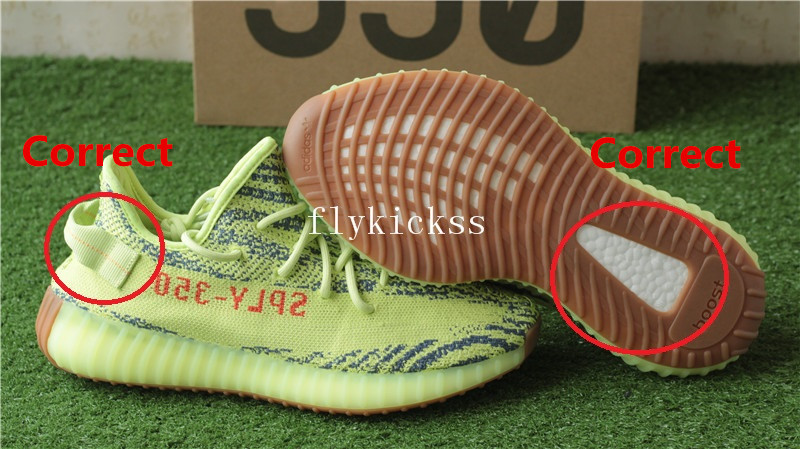 Final Correct Version Yeezy Boost 350 V2 Semi Frozen Yellow